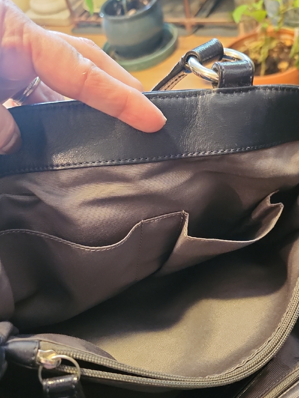 Coach Navy Signature Canvas Shoulder Soho Bag From May 2012 - Picture 13 of 16